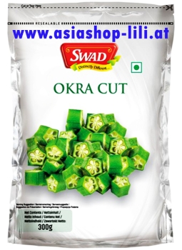 Okra geschnitten