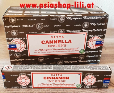 Preview: Räucherstäbchen Satya Cinnamon
