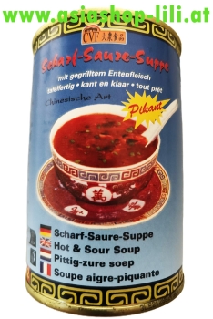Suppe chinesisch scharf-sauer, scharf, 400 ml