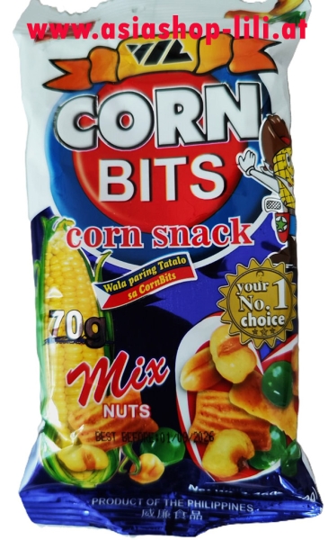 CORN BITS mix nuts 70g