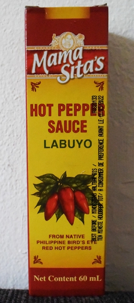 Scharfe Labuyo Pfeffersauce