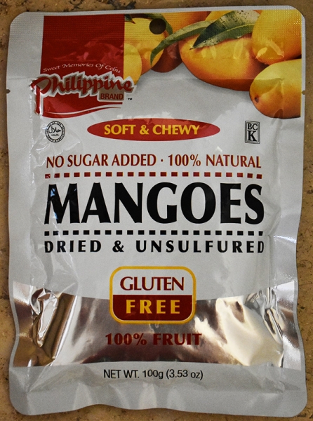 Mangostücke getrocknet