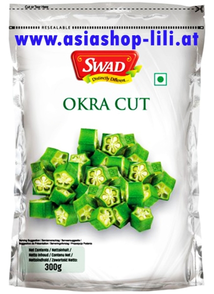 Okra geschnitten